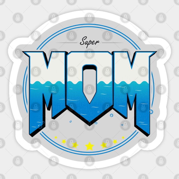 Super Mom Sticker by xeenomania